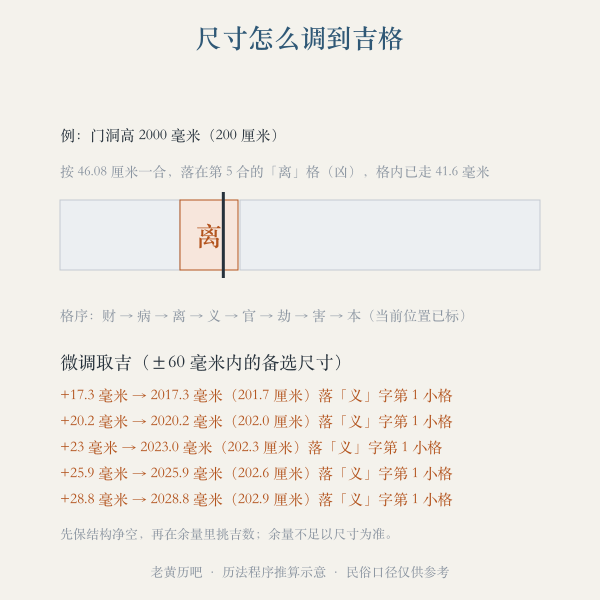门洞尺寸增减几毫米调到吉格的示意